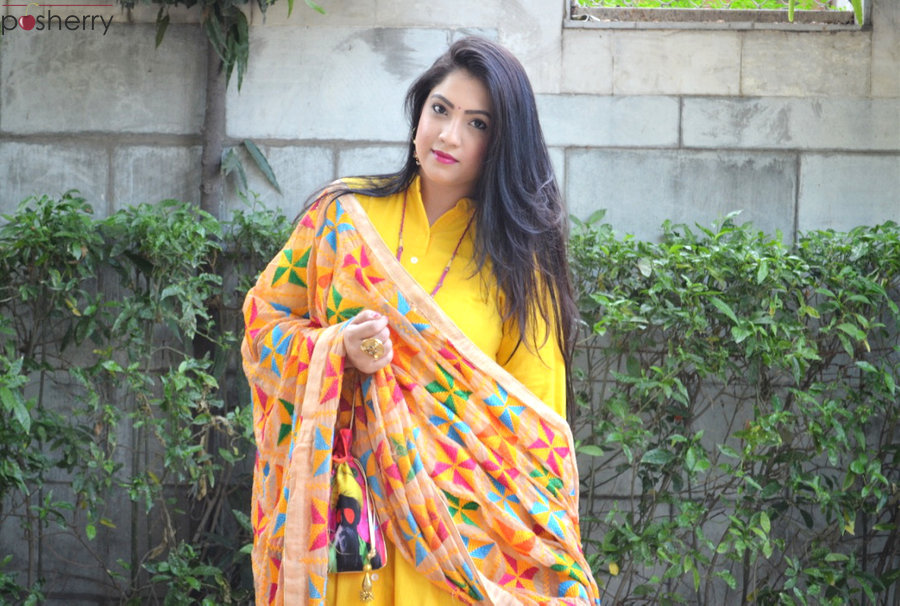 Phulkari Dupatta With Plain Suits Look For A Festive Outfit