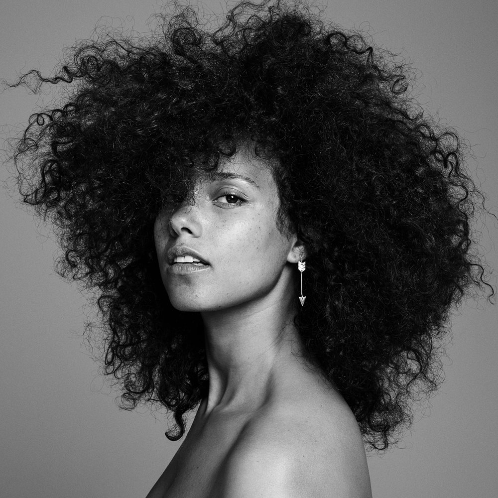 Celebrities Without Makeup: Alicia Keys Talks Inner Beauty