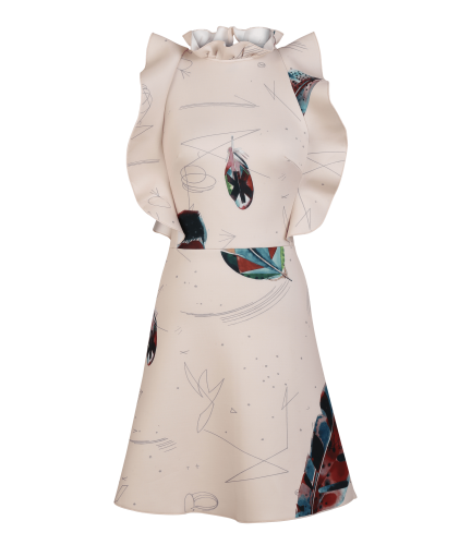 Indian Fashion Designers - Digital printed dress by Gauri & Nainika x Koovs