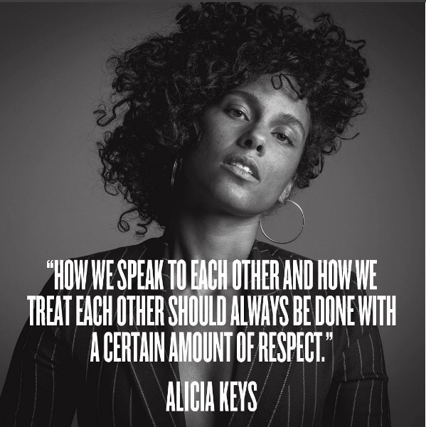 Celebrities Without Makeup: Alicia Keys Talks Inner Beauty